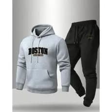 conjunto moletom flanelado unissex feminina masculino canguru casaco de frio blusa boston stretwear Nova york Cit