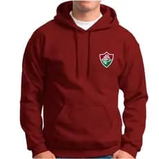blusa moleton flanelado feminina sueter masculino de frio intenso capuz canguru casaco flu tricolor carioca unissex