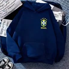 blusa moletom flanelado unissex feminino masculino selecao do brasil de frio casaco  novidade linha Premium envio rápido