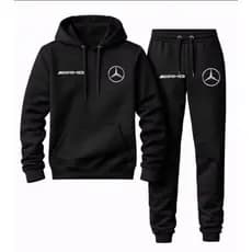 conjunto moletom flanelado  masculino unissex carro Mercedes de frio intenso canguru bolso e capuz linha Premium