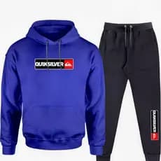 conjunto kit moletom flanelado estiloso street wear silver nov de frio casaco canguru bolso e capuz envio rápido Premium
