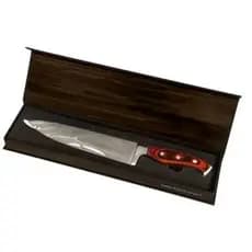 Faca 8" em Aço Inoxidável e Cabo em Madeira Steel - 3 - MOR - 3941