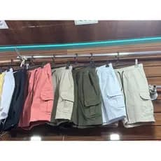 Short cargo com bolso masculino