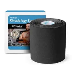 Bandagem Kinesiológica Esportiva 7,5cm Fisiovital Fita Kinesio Tape para Alívio da Dor Fisioterapia