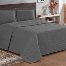 Cobre Leito Imperium Para Colchão de Casal + 2 Portas Travesseiros Matelado - akan
