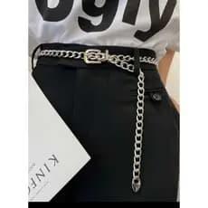 cinto feminino metal corrente blogueira do 38 ao 52