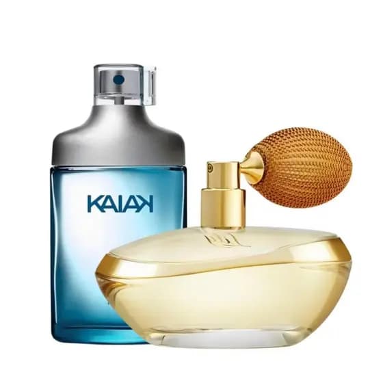 Kit Com Até 2 Perfume Masculino + Feminino 100ml (CONTENDO VARIAÇÕES COM 1 UNIDADE)