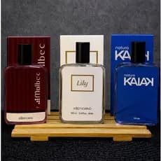 Kit Com Até 3 Perfume Feminino + Masculino 100ml - (CONTENDO VARIAÇÕES COM 1 E 2 UNIDADES)