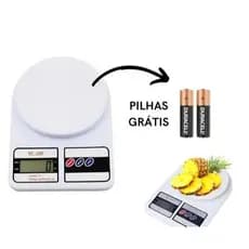 Balança digital cozinha precisão pilhas inclusas AA 10kg