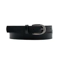 Cinto Feminino 2,5cm Fivela Redonda Trabalhada Moda Atual Inverno Verão 96000