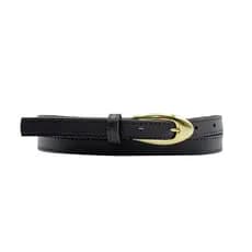 Cinto Feminino 1,5cm Fivela Dourada Redonda Moda Atual Inverno Verão 96180