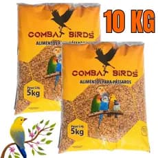 Mistura Ração Pássaros de Jardim Pássaros da Natureza 10 Kg
