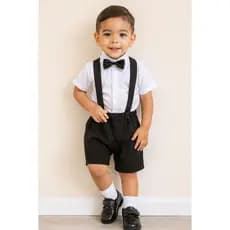 ROUPA BATIZADO PAJEM De Menino conjunto Social casamento batismo roupa de pajem suspensório