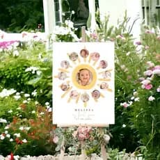 Quadro Decorativo Recepção de Aniversário Infantil
