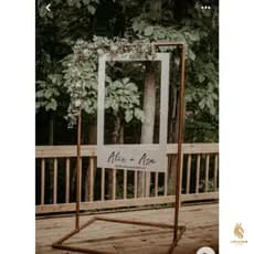 Placa recepção de casamento entrada personalizado suporte para fotos alta qualidade promoção