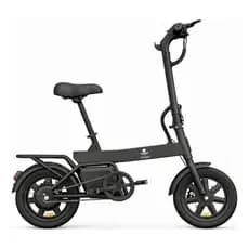 Bicicleta Elétrica Dobrável 440W 42V 7.8Ah | Até 32 km/h | Autonomia 25 km Preto Farol E Display LED Suporta Ate 120kg