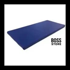 COLCHONETE AZUL ACADEMIA / YOGA / PILATES - 90x40x3cm - DUPLA COSTURA TRAVETADA