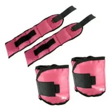 Tornozeleira/Caneleira de Peso PAR 3KG ROSA Crossfit/Fitness/Academia/Musculação