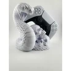 Suporte Gamer de Mesa para 2 Controles PS5 Xbox PS4 e Headset Organizador Setup
