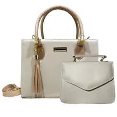 Bolsa Feminina Transversal De Ombro Tiracolo Kit 2 Bolsa Pequena Tote Clutch Alça Removivel