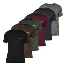 Kit 6 Camisetas Masculina Academia Dry Fit Malha Fria Treino Envio imediato