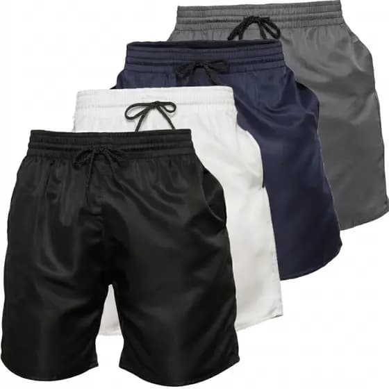 Kit 4 Shorts Tactel Bermuda Mauricinho Short Masculino Bermuda Masculina Tectel Premium