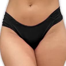 Calcinha Fio Dental  Avulsa Borboleta Empina Bumbum Drapeada Na Lateral Valoriza O Corpo Confortável