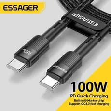 Essager Tipo C Cabo De Carregamento Rápido, Fio Para Xiaomi,Samsung,Huawei,Macbook,iPad,PD 100W,60W