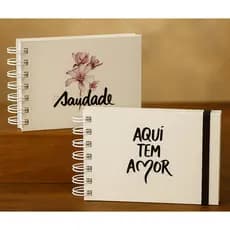 Mini Caderno Scrapbook Personalizado para fotos polaroid com folhas pretas para colagem de fotos