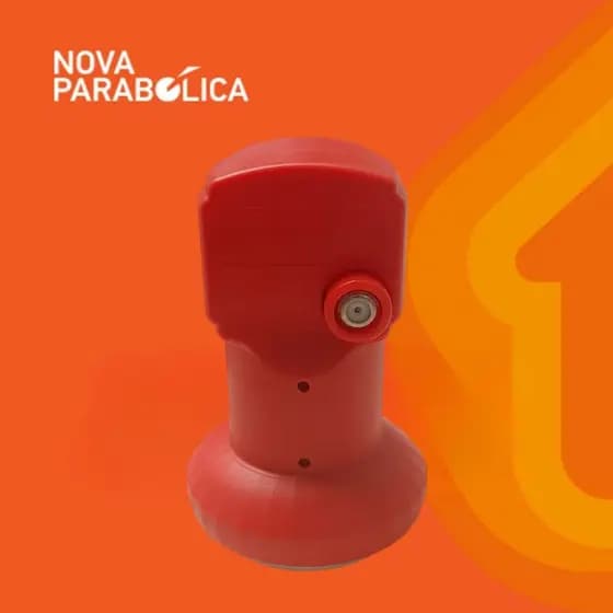Lnbf Simples mono Universal Ku Vivensis Digital 1 Ponto saída Alto Ganho HD 1 TV Nova Parabólica
