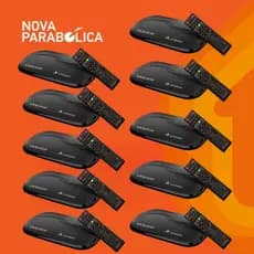 10 Receptores TV Full HD Via Satélite Bivolt Vivensis VX10 Nova Parabolica Digital Sitio Fazenda 127/220W