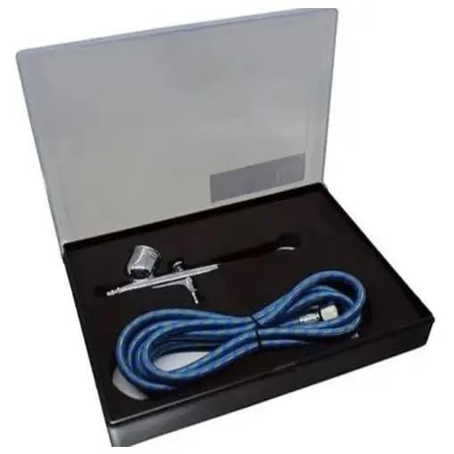 Aerógrafo Caneta Pneumático 0,3mm 7ml Com Mangueira 1,8m Pdr Pro-575k
