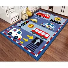 Tapete Kids Carros Marinho - Tapete Criança - Tapete de Criança - Tapete de Quarto Infantil - Tapete Emborrachado Infantil - Tapete Infantil - Tapete Infantil Emborrachado - Tapete Infantil Menino - Tapete Infantil Quarto - Tapete Para Quarto Infantil