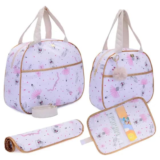 Bolsa Maternidade Saída Kit 4 Peças Térmico Impermeável Multifuncional