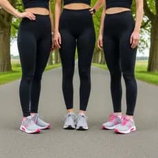 Kit Com 3 Calças Legging Flanelada Feminina Fitness Costura Reforçada e Sem Transparencia