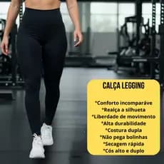 Legging Fitness Feminina – Cintura Alta, Conforto, Modelagem e Anti-Transparência