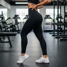 Calça Legging Fitness Suplex – Academia Sem Transparência, Conforto e Alta Compressão