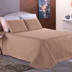Kit Colcha 3 Peças Cobre Leito Matelado Elegante Toque Macio Com Fronhas Solteiro/Casal/Queen/King