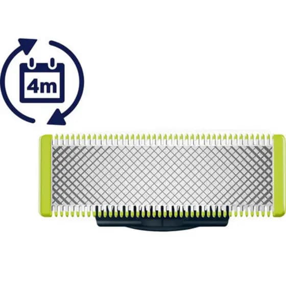 2 Peças/1 Peça Atualização Lamina Refil Oneblade Qp210 Qp1424 Uma Lâmina Compatível Com Barbeador Philips , De Envio 24H