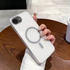 Original Fosco Para Magsafe Caso Fino iPhone 16E 16 15 14 13 12 11 Pro XR X XS Max 8 7 Plus Magnético Claro Duro Capa PC