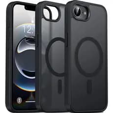 Capa Fosca Para iPhone 16e 16 E 15 Pro Max 14 Plus 12 11 SE 2022 2020 8 Magsafe Mag Seguro iPhone16 Acessórios De Telefo