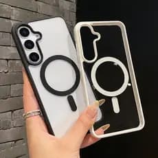 Capa Magnética Acrílica Para Samsung S26 Ultra S25edge A17 A07 A55 A35 A56 A16 A15 A05S A25 A54 AS23 S24 FE S22 S25