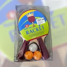 Kit Ping Pong Tênis de Mesa Raquetes e Bolinhas Sem Rede