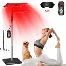 Lâmpada de Luz Vermelha LED para Cuidados de Saúde com 126 Peças para Corpo Inteiro e Rosto, Sauna de Luz Infravermelha