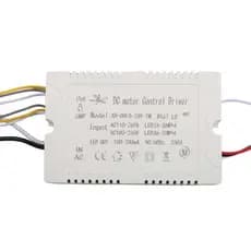 Ventilador de Teto com 6 Velocidades e Iluminação Regulável, Kit de Ambiente Interno para Casa, Regulador de Motor Único