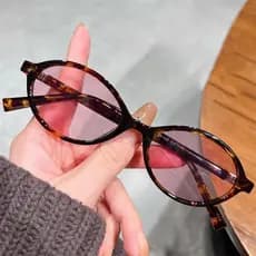 Óculos De Sol Retrô Ovais Da Moda Para Mulheres – Proteção UV400 De Armação Pequena Simples , Design Luxuoso De Estilo L