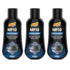 Kit 3 Cristalizadores De Vidro Flip Top 100ml Mundial Prime