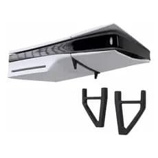 Par Suporte Pezinho Horizontal Compatível Com PS5 Slim Base De Apoio Antiderrapante Acessório Gamer Impressão 3D