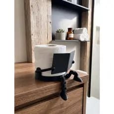 Suporte Porta Papel Higienico Boneco Sentado Banheiro Decoracao Fofa Criativa Minimalista Premium