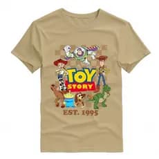 Camiseta Camisa Toy Story Personagens  Desenho Infantil Unissex 100% Algodão